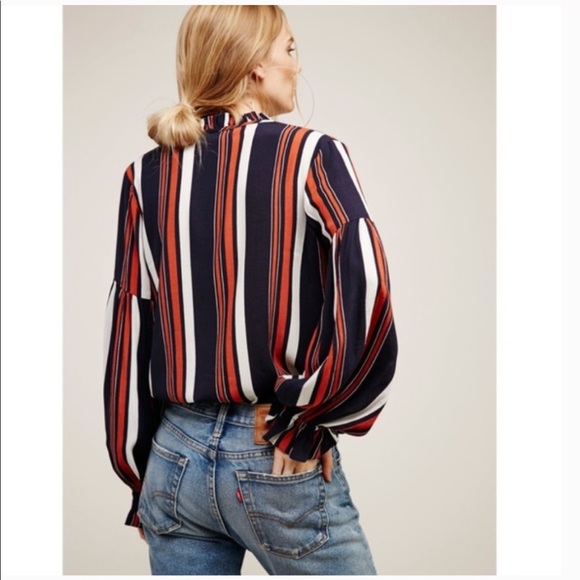 REVOLVE TULAROSA Nala Stripe Blouse - Picture 5 of 8